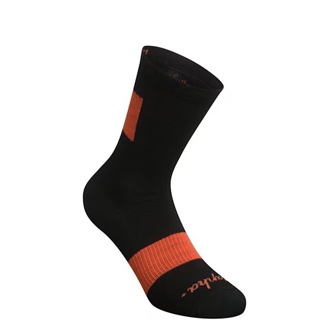 Rapha Trail Strumpor Black/Orange, Str. M 