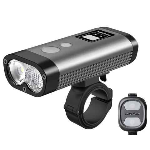Ravemen PR2000 Frontlys 2000 Lumen, 6000 mAh Batteri, USB-C