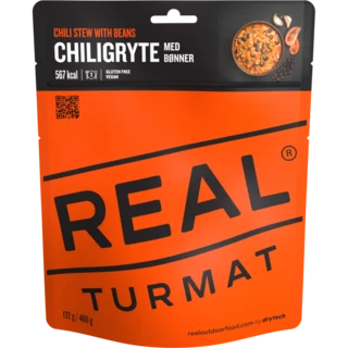 Real Turmat Chiligryte 460g Middag Vegan