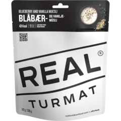 Real Blåbär- och vaniljmüsli Frokost 330g, Laktosefri, Vegetar