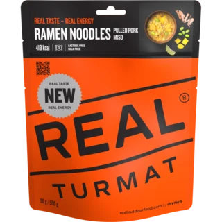 Real Turmat Ramen Noodles 500g Ramen med nudlar och pulled pork