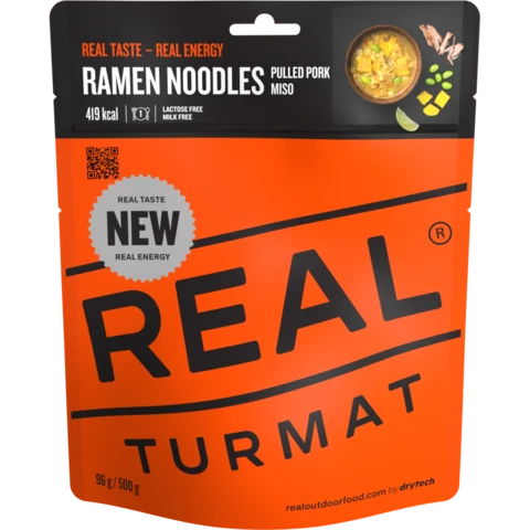 Real Turmat Ramen Noodles 500g Ramen med nudler og pulled pork