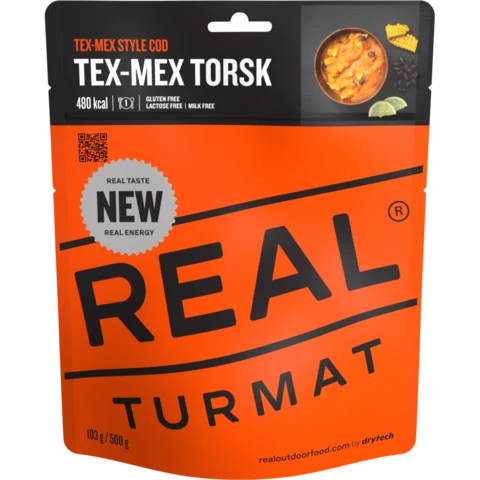 Real Turmat Tex-Mex Torsk 500g Gryterett med arktisk torsk og potet