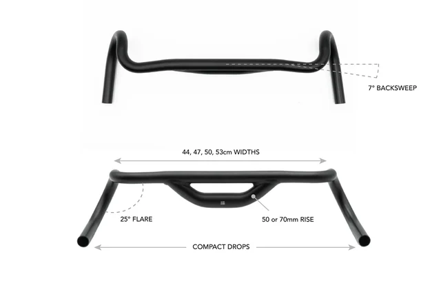 Redshift Top Shelf Styra 44 cm, 50 mm Rise, 25° flare 