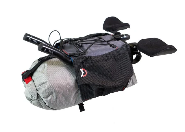 Revelate Designs Pitchfork Aerobar Bag Grå/Sort, 6L+ 2L, 170g 