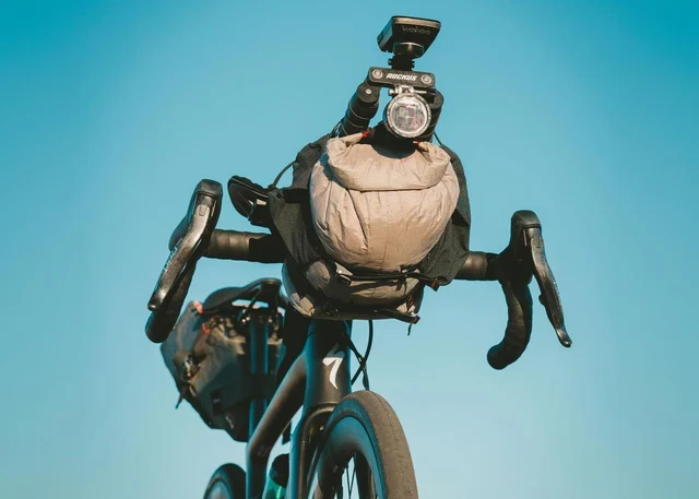 Revelate Designs Pitchfork Aerobar Bag Grå/Sort, 6L+ 2L, 170g 