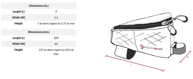 Revelate Designs Gas Tank 99g, 1,1L, Sort 