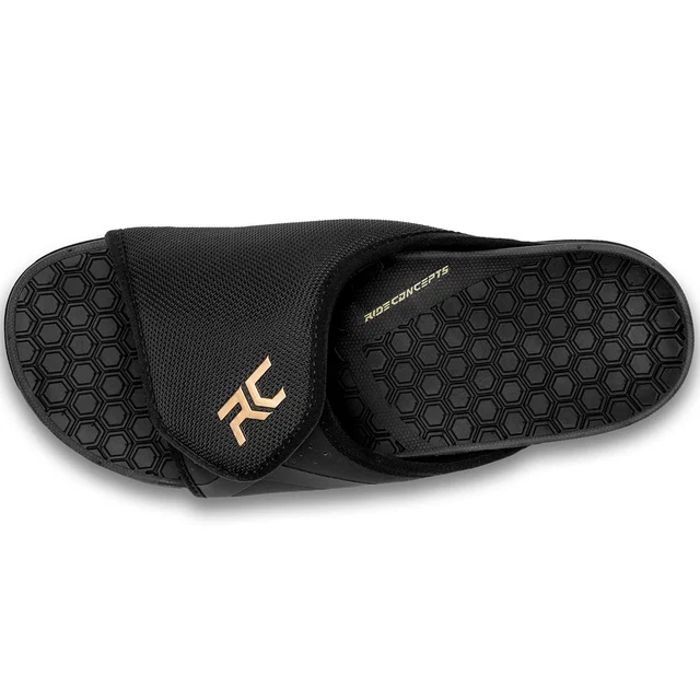 Ride Concepts Dame Sandaler Sort/Gull, Str. 39 