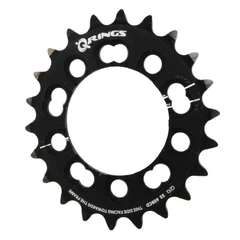 Rotor Q-Rings 22T QX2 Drev Sort, 22T, 60 BCD
