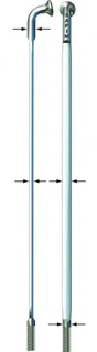 Sapim CX-Ray Inox 14G J-Bend S&#248;lv Eike 1 stk