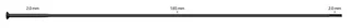 Sapim D-Light Eike 276 mm, Straightpull, 1 stk
