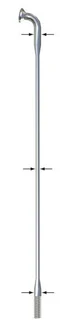 Sapim Laser Inox J-Bend S&#248;lv Eike 1 stk