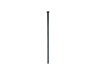 Sapim Leader Svart SP Eker 2.00mm, Straightpull, 1 st