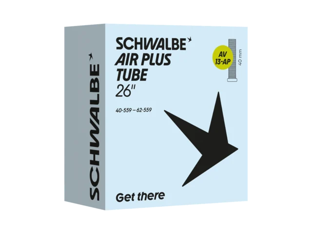 Schwalbe 26" Nr.AV13 Air Plus Slange 1.6-2.4, 40 mm Bilventil, 290g 