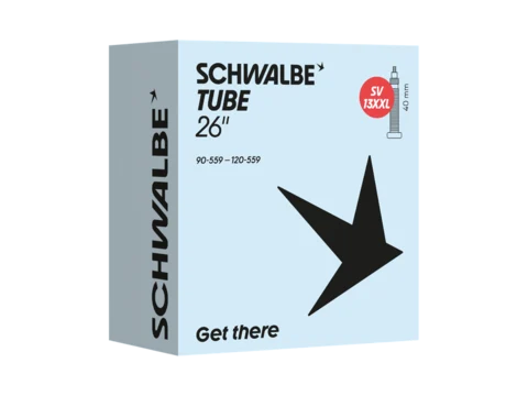 Schwalbe 26" Nr.SV13XXL Fatbike Slange 90-120x559, 40 mm Presta, 390g