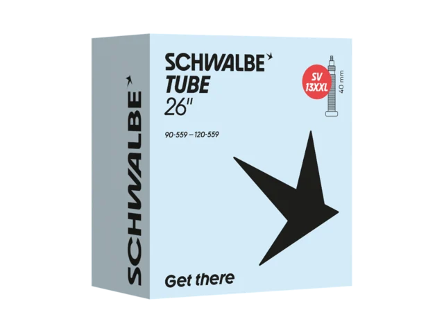 Schwalbe 26" Nr.SV13XXL Fatbike Slange 90-120x559, 40 mm Presta, 390g 