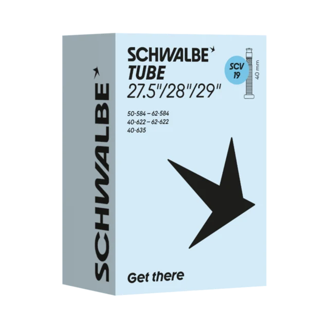 Schwalbe 27,5-29" Nr.19 Standard Slange 1.6-2.4, 60 mm SCV Clik ventil, 220g 