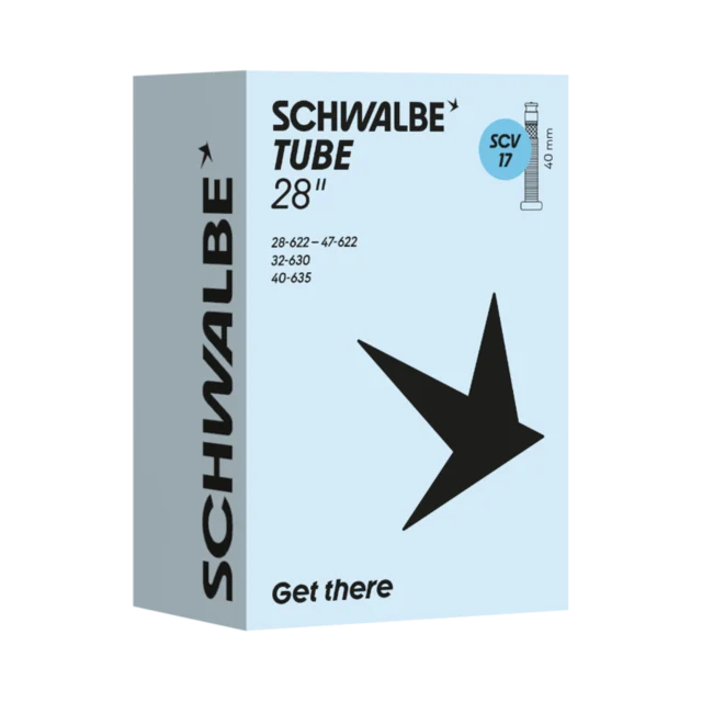 Schwalbe 28" Nr.SCV17 Standard Slange 28-47x700, 40 mm SCV Clik ventil, 150g 