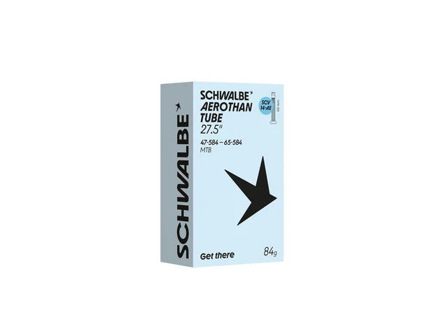 Schwalbe Aerothan 650b SCV14 Slange 47-65x584, 40 mm SCV Clik Ventil, 84g 