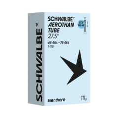 Schwalbe Aerothan 650b SCV14L Slange 65-75x584, 40 mm SCV Clik Ventil, 110g