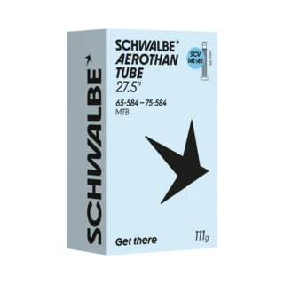 Schwalbe Aerothan 650b SCV14L Slang 65-75x584, 40 mm SCV Clik Ventil, 110g