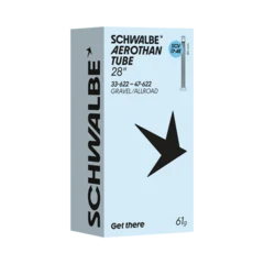 Schwalbe Aerothan 700c SCV17 Slange 23–32x622, 40 mm SCV Clik Ventil, 50g