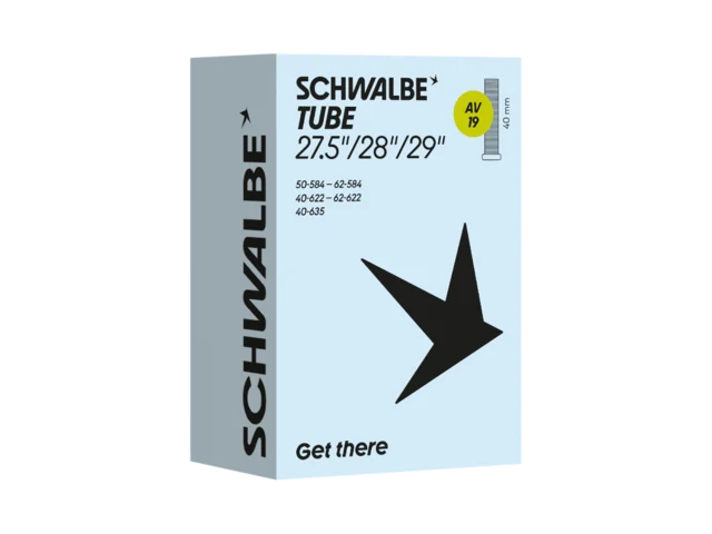 Schwalbe 27,5-29" AV19 Standard Slange 1.6-2.4, 40 mm Bilventil, 220g 