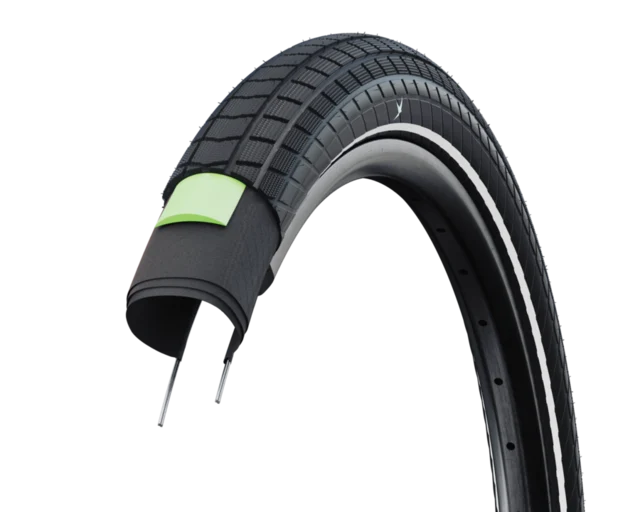 Schwalbe Motion Super Moto-X Dekk 26x2.40, Sort, GreenGuard, 1095g 