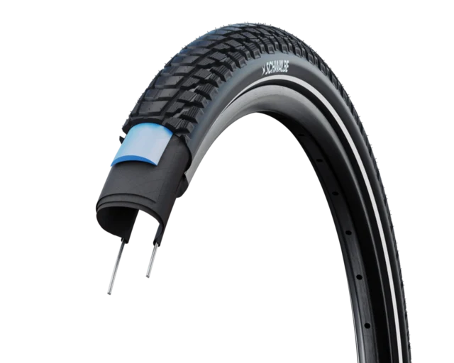 Schwalbe Marathon Plus Tour Dekk Sort, 28"x1.75, E-50, SmartGuard, 1440g 
