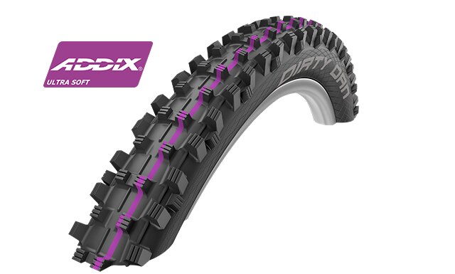 Schwalbe Dirty Dan Addix 27,5" Dekk 60-584, SuperG, TL Easy 