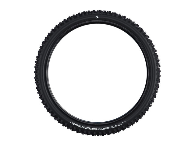 Schwalbe Shredda Rear Gravity 27,5" Dekk 27.5"x2.50, Evolution Radial, TLE, 1410g 