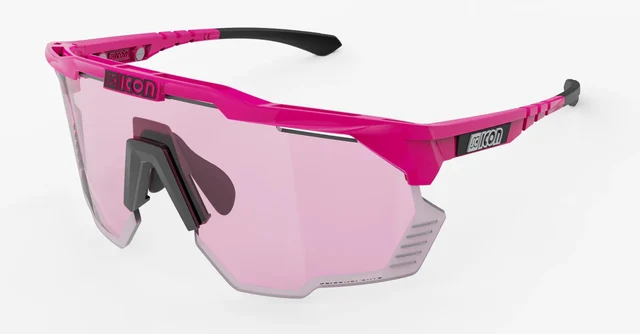 Scicon Aeroshade Kunken Briller Pink Fluo / Multimirror Blue 