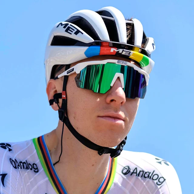 Scicon Aeroshade Kunken Briller White Gloss / Multimirror Green 