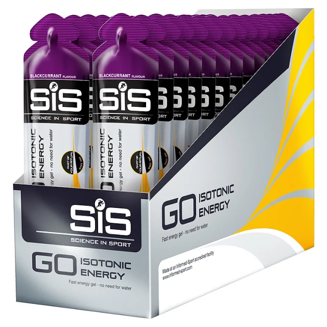 SiS GO Isotonic Energigel Eske Blackcurrant, 30 x 60 ml 