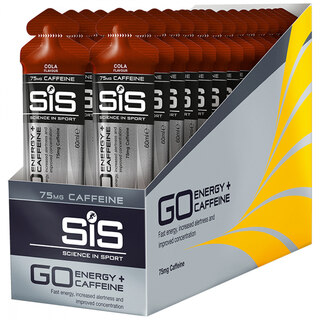 SiS GO Energy + Caffeine Energigel Ask Cola, 30 x 60 ml