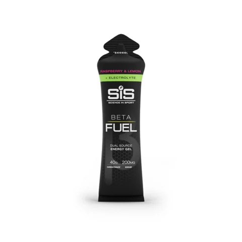 SiS Beta Fuel Energigel + Electrolyte Raspberry &amp; Lemon, 60 ml