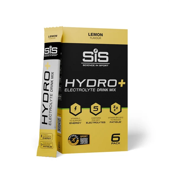 SiS GO Hydro+ Sportsdrikk Lemon, 6x4,5g 