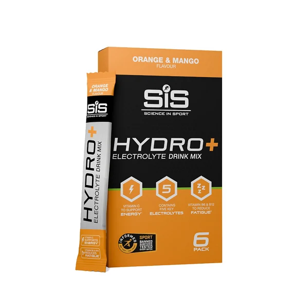 SiS GO Hydro+ Sportsdrikk Orange Mango, 6x4,5g 