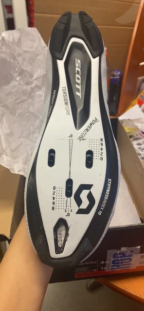 Scott RC Evo Landsvägssko B-Varo Vit/Svart, Str. 44 