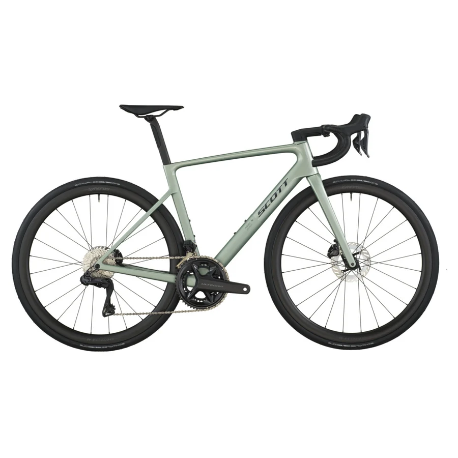 Scott Addict RC 20 Landeveissykkel Grønn Karbon, Str. M - Bikeshop.no