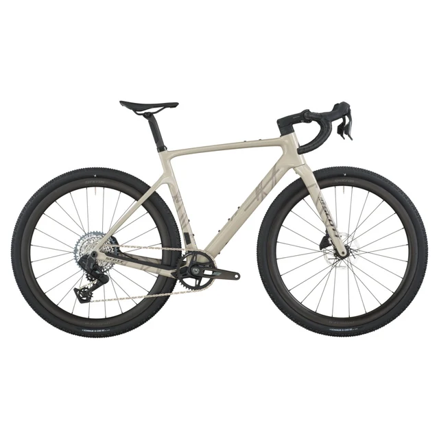 Scott Addict Gravel 20 Grussykkel Beige Karbon, Str. S 