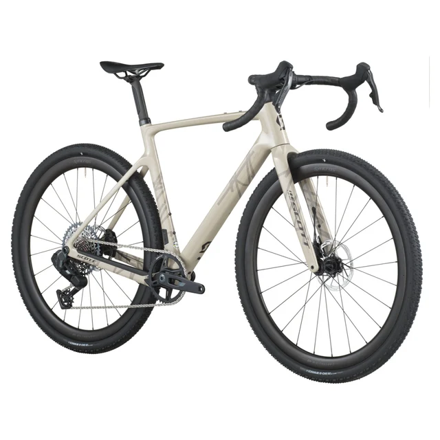 Scott Addict Gravel 20 Grussykkel Beige Karbon, Str. S 