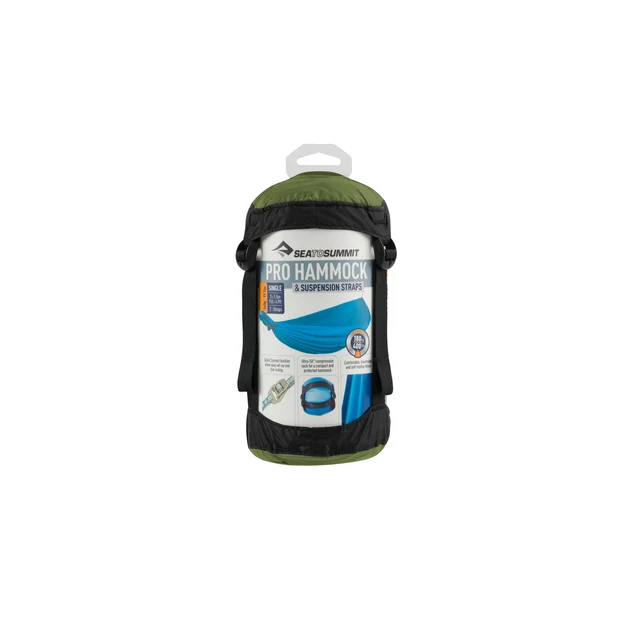 Sea To Summit Pro Single Hängmatta Olive, 3 x 1.5 m, 360g 