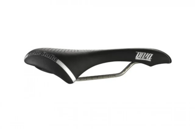 Selle Italia Diva Gel Flow Dame Sete Sort, L3, 152x270 mm, 285 gr 