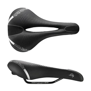 Selle Italia Lady Gel Flow Dam Sadel Svart, L2, 160x262 mm, 310 gr