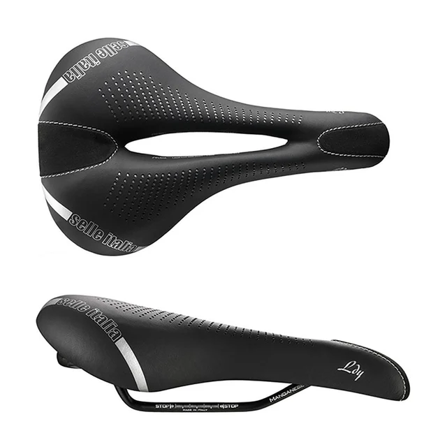 Selle Italia Lady Gel Flow Dame Sete Sort, S2, 135x262 mm, 300 gr 