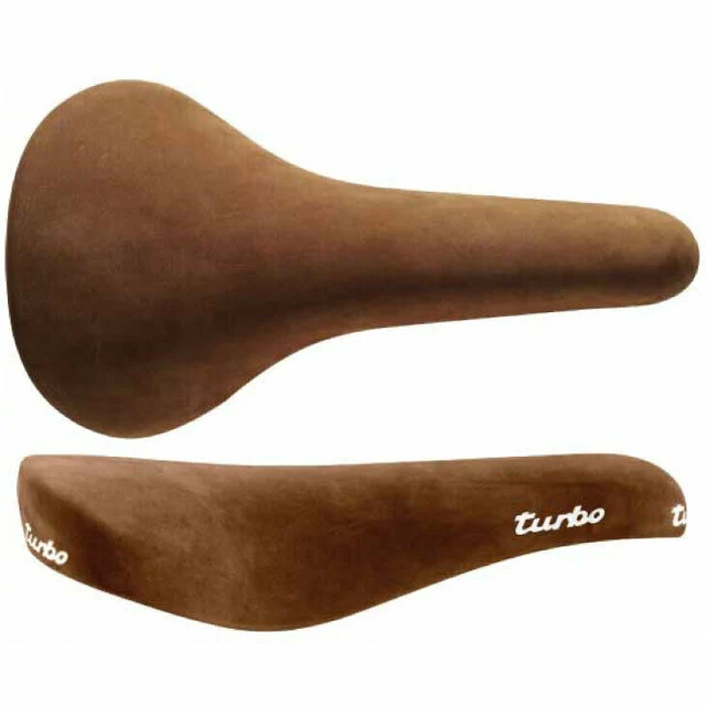 Selle Italia Turbo 1980 Sykkelsete Brun, FeC Alloy Rails, 146x275 mm, 280g 