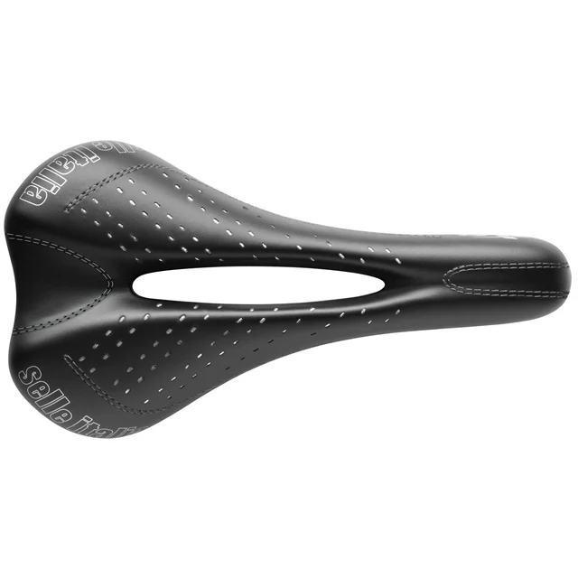Selle Italia Sport Gel Flow S2 Sadel Svart, Alu rails, 140x272mm, 450g 