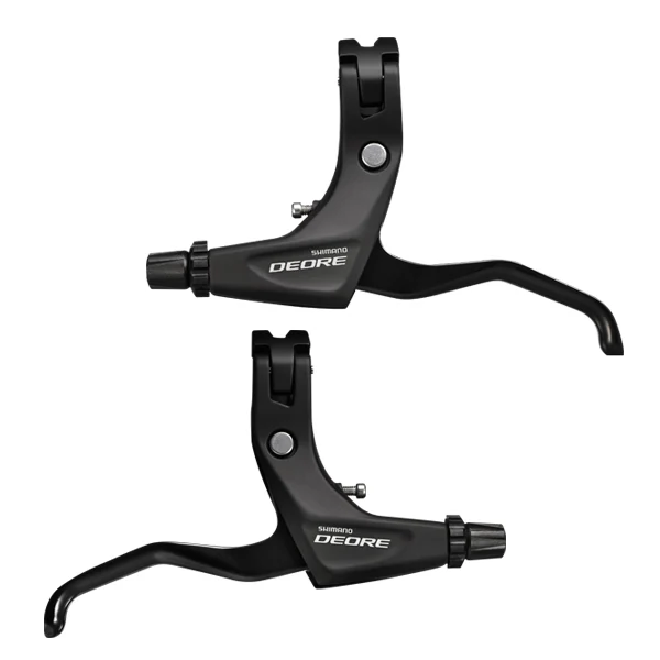 Shimano Deore T610 Bremsehåndtak Sett Sort, V-brems, 2 fingre, Høyre + venstre 