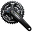 Shimano Alivio M311 Kranksett Sort, 170mm, 48/38/28T, 8-Delt